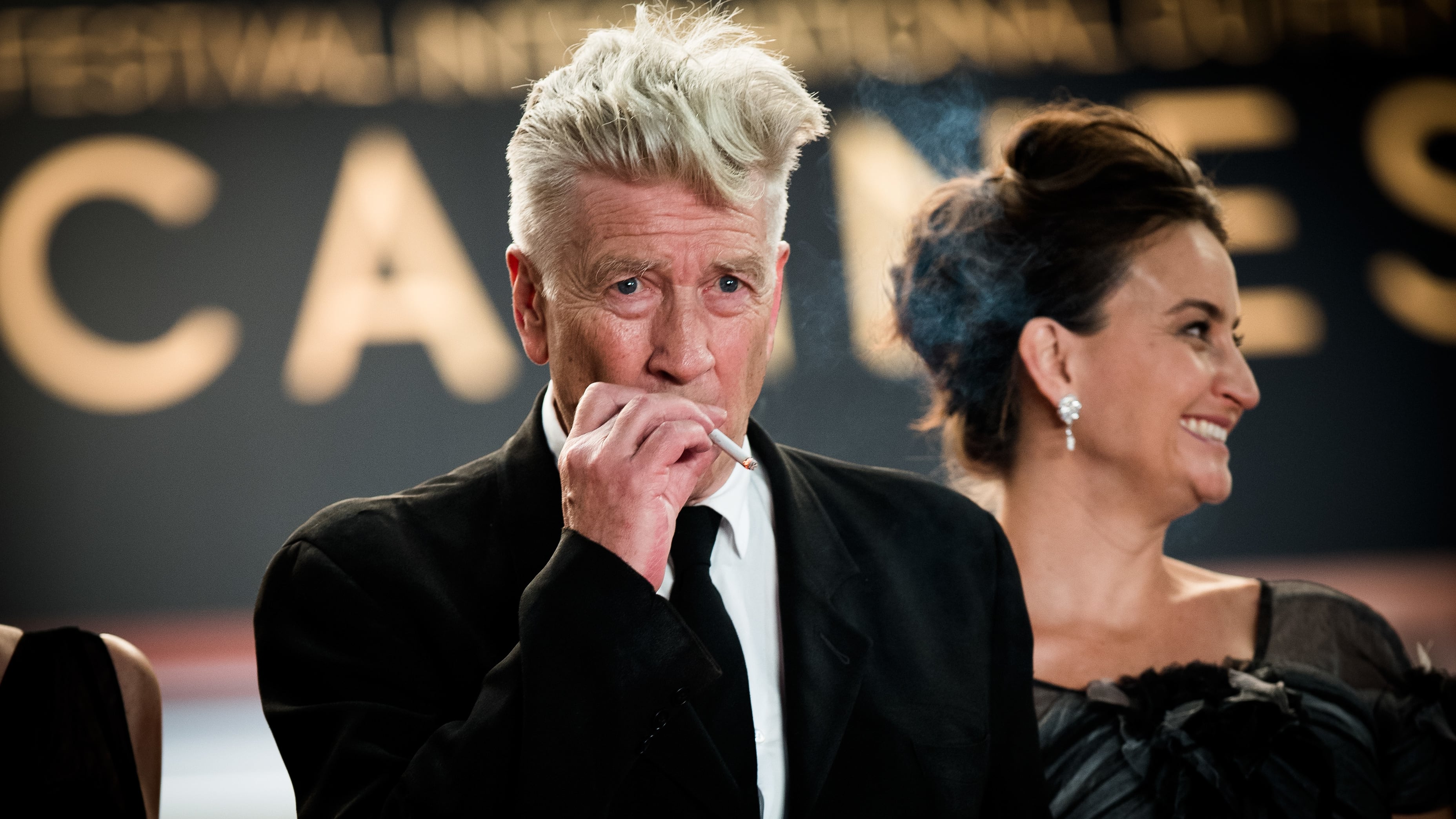 Movie director David Lynch has emphysema and cannot leave the house.