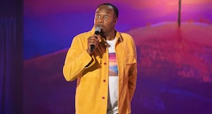 ROY WOOD JR.: LONELY FLOWERS - In this stand-up special, Roy Wood Jr explores how lack of connection has sent society spiraling into a culture full of guns, rude employees, self-checkout lanes, and why some of us would rather be alone rather than be connected. (Disney/Jim McCambridge)