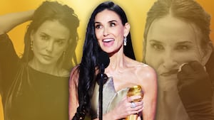 Demi Moore illustration