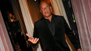 Vin Diesel at the 82nd Annual Golden Globes held at The Beverly Hilton on January 05, 2025 in Beverly Hills, California. (Photo by Michael Buckner/GG2025/Penske Media via Getty Images)