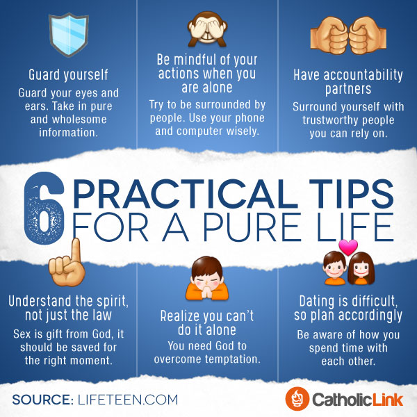 Infographic 6 Practical Tips For A Pure Life