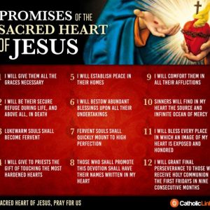 Infographic: The 12 Promises of the Sacred Heart of Jesus