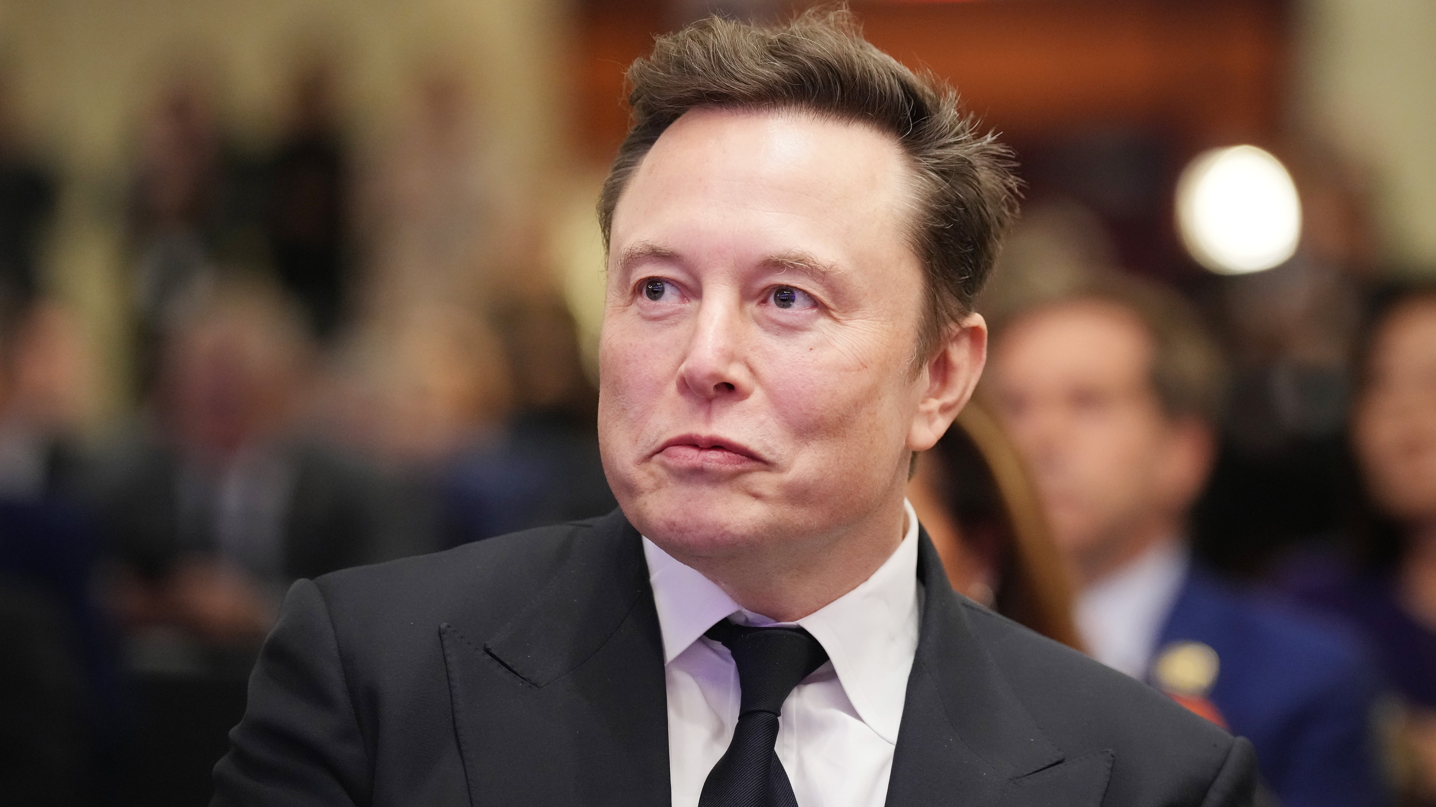 Elon Musk attends a meeting on Capitol Hill with House Republicans in November.