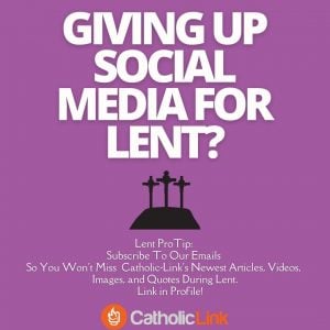 lent social media ash wednesday catholic give up