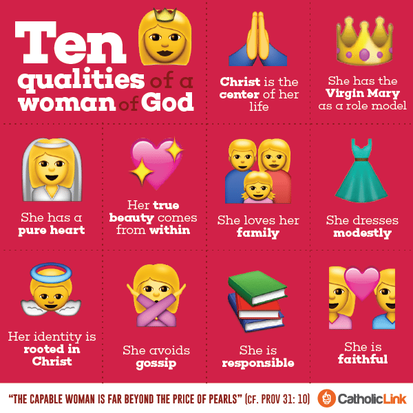 Infographic: 10 Qualities Of A Woman Of God