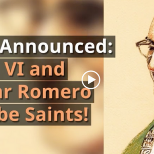 Saint Pope Paul VI and Saint Oscar Romero