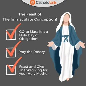 3 Things to do on the feast of the immaculate conception