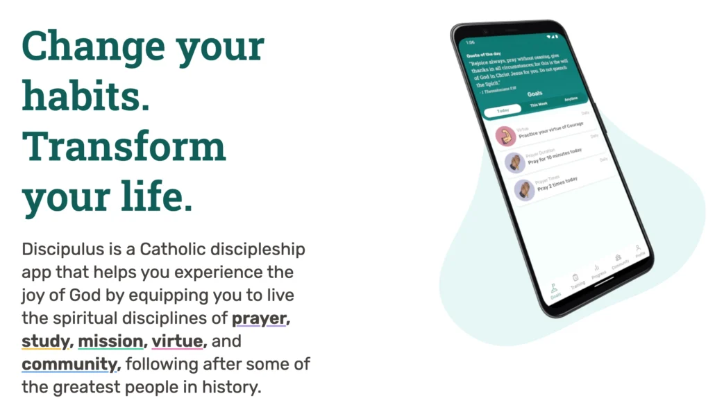 Catholic prayer app